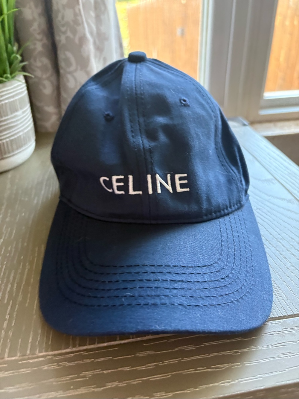 FASHION Navy Logo Baseball Cap - Picture 3 of 9